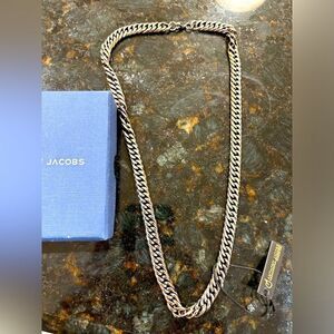 Unisex Anthony Jacobs stainless steel necklace